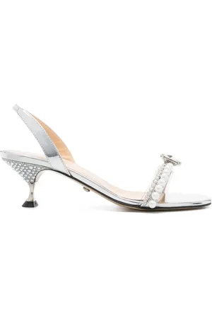 Mach & Mach Diamond Of Elizabeth 55 mm metallic sandalen