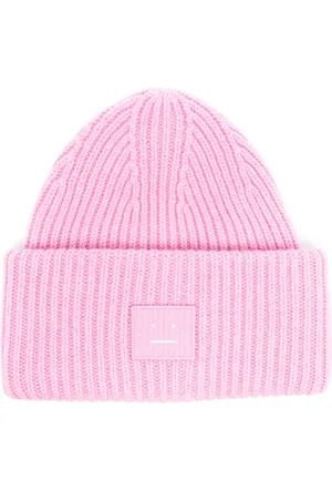 Acne Studios Ribgebreide muts
