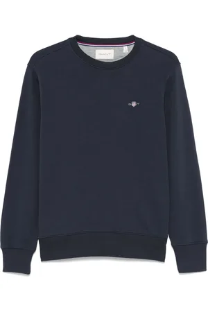 GANT Sweater met ronde hals en schildpatroon