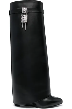 Givenchy Shark Lock leren laarzen