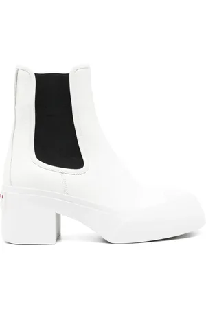Marni 70 mm Chelsea leren laarzen