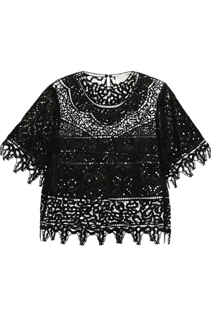 ULLA JOHNSON Aria blouse met kant