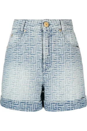 Balmain Shorts met monogramprint