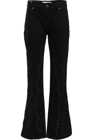 Y / PROJECT Flared jeans met haaksluiting