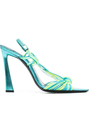 Saint Laurent 120 mm Gippy sandalen met geknoopt detail