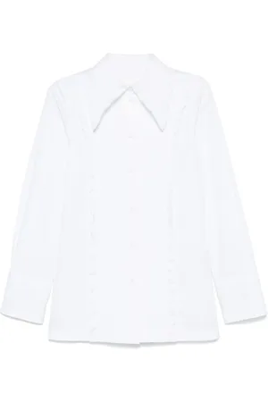 Jil Sander Shirt met ruches afwerking