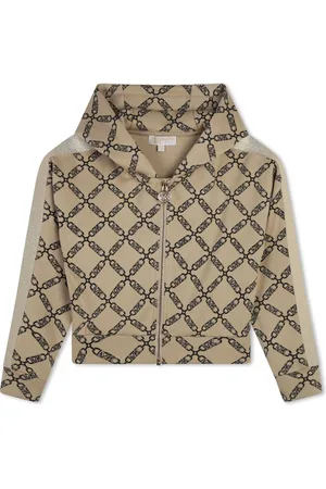 Michael Kors Hoodie met logo en rits