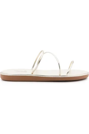 Ancient Greek Sandals Polytimi leren sandalen