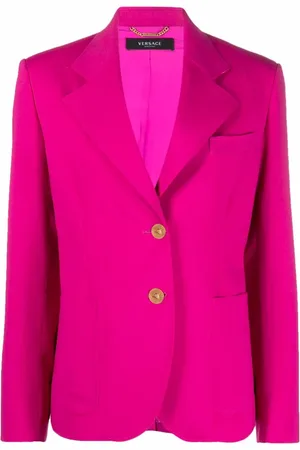 VERSACE Blazer met enkele rij knopen