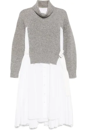 SACAI Jurk met col
