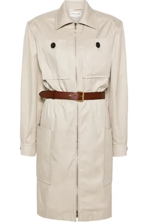 Saint Laurent Saharienne jurk met ceintuur