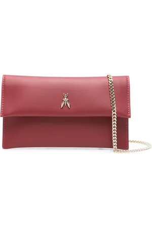 Patrizia Pepe Leren clutch