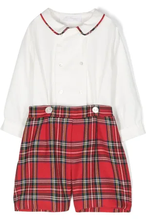 Mariella Ferrari Shorts met tartan ruit