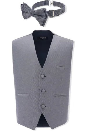 M. Moustache Gilet en vlinderdas