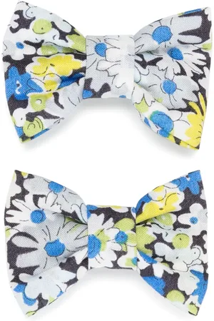BONPOINT Twee haarspelden met bloemenprint