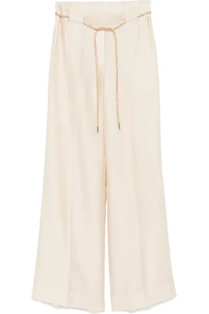 Blugirl Palazzo broek met ceintuur