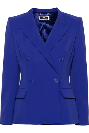 Elisabetta Franchi Blazer met dubbele rij knopen