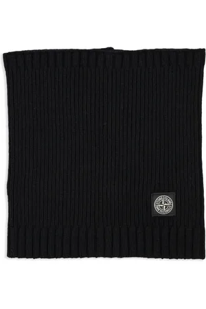 Stone Island Gebreide sjaal met logopatch