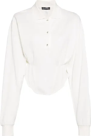 MUGLER Poloshirt met korset