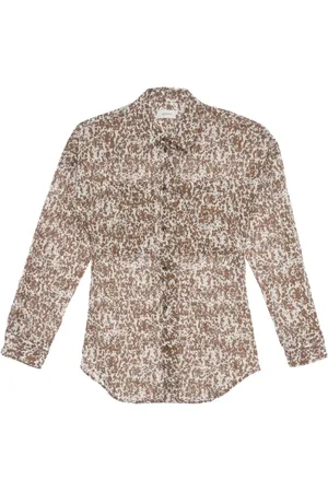 LEMAIRE Overhemd met abstracte print