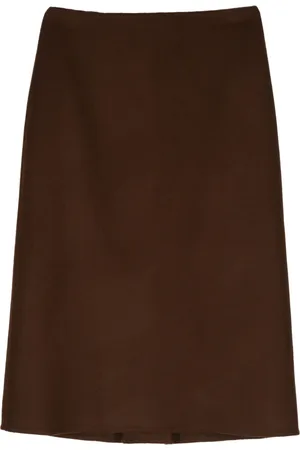 ERMANNO SCERVINO Dubbele wollen kokerrok