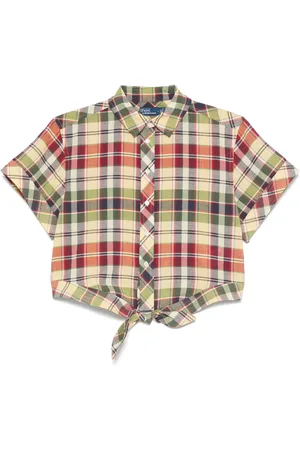 Ralph Lauren Geruit blouse