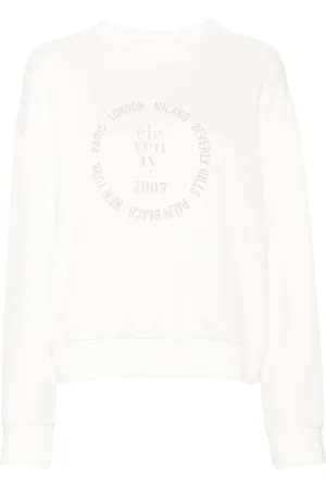 ELEVENTY Sweater met logoprint