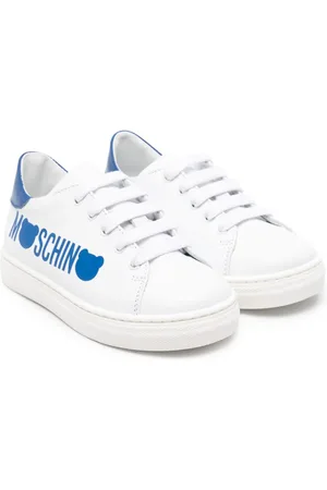 Moschino Leren sneakers met logoprint