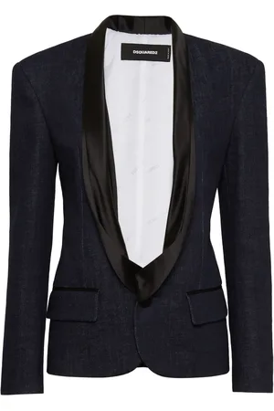 Dsquared2 Blazer met sjaalkraag en enkele rij knopen