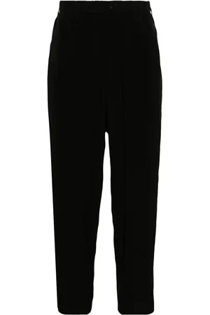 YOHJI YAMAMOTO Broek met toelopende pijpen en trekkoord