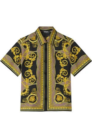VERSACE Zijden shirt met print