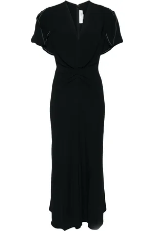 Victoria Beckham Jurk met gesmockt detail