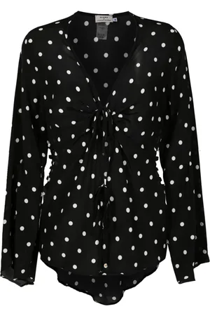 AMIR SLAMA Blouse met stippen