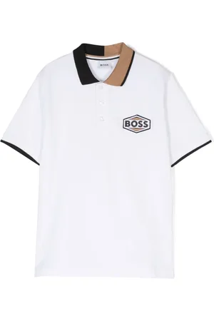 HUGO BOSS Poloshirt met logopatch