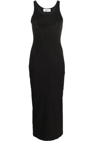 BLUMARINE Jurk met geborduurd logo