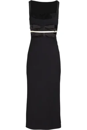 Giambattista Valli Crêpe jurk met strikdetail