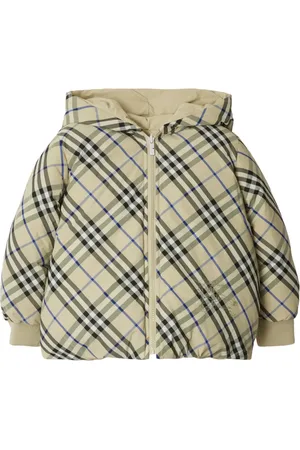Burberry Omkeerbaar geruit gewatteerd jack