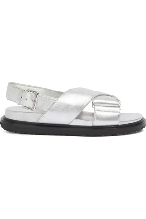 Marni Leren sandalen