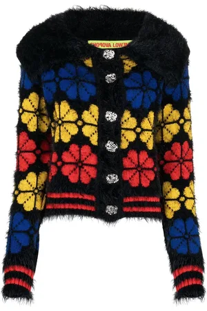 Chopova Lowena Vest met bloemen jacquard