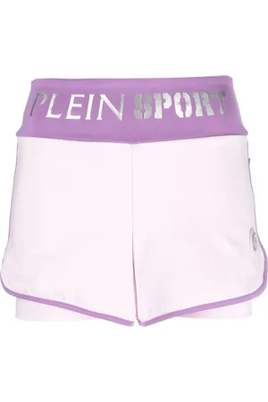 Philipp Plein Joggingshorts met logo tailleband
