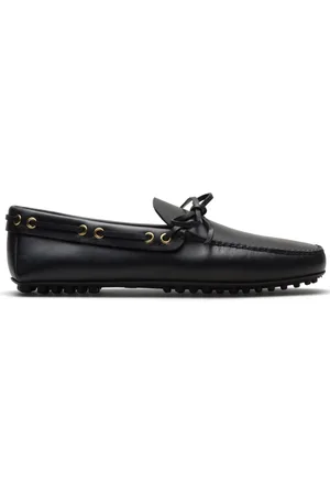 CAR SHOE Leren loafers met strikdetail