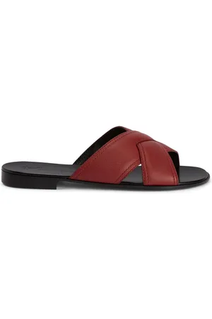 Giuseppe Zanotti Flavio leren slippers