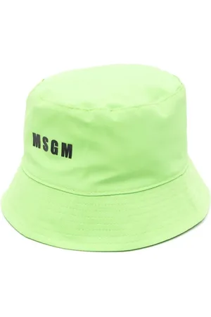 Msgm Vissershoed met geborduurd logo