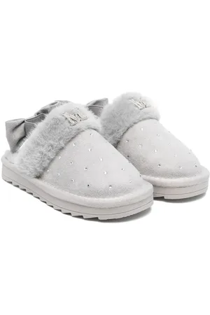 MONNALISA Suède slippers met stras