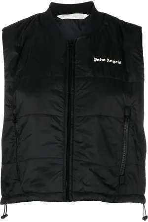 Palm Angels Cropped gilet met geborduurd logo