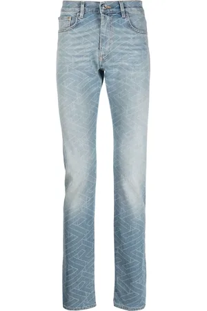 VERSACE Jeans met geometrische print