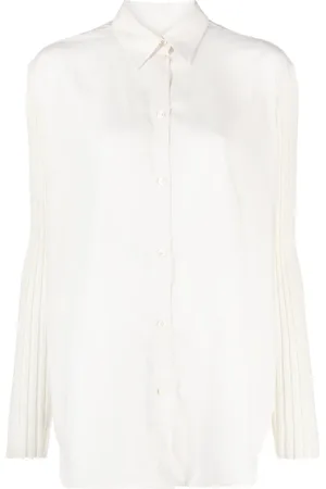 Totême Blouse van twee materialen