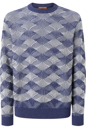 Missoni Geribbelde trui met ronde hals