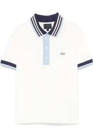 FAY Poloshirt met geborduurd logo