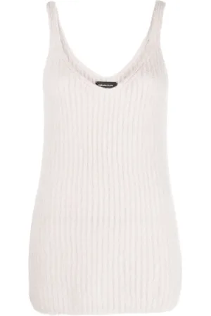 Fabiana Filippi Ribgebreide tanktop